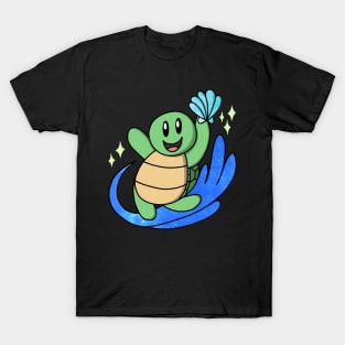 Cute Turtle's Seashell T-Shirt